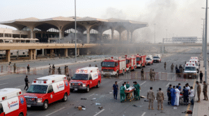 Saudi Arabia के King Khalid International Airport पर हमले में 12 लोगों की मौत, 309 घायल