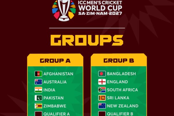 ICC Cricket World Cup 2027 का शेड्यूल जारी, 7 अक्टूबर को ऑस्ट्रेलिया से भिड़ेगा भारत; 10 अक्टूबर को पाकिस्तान से मुकाबला