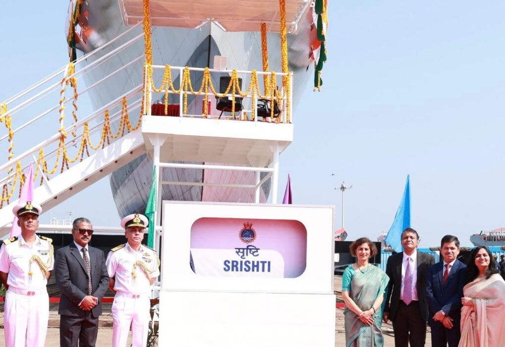 Indian Navy के लिए गोवा में NGOPV ‘SRISHTI’ का जलावतरण