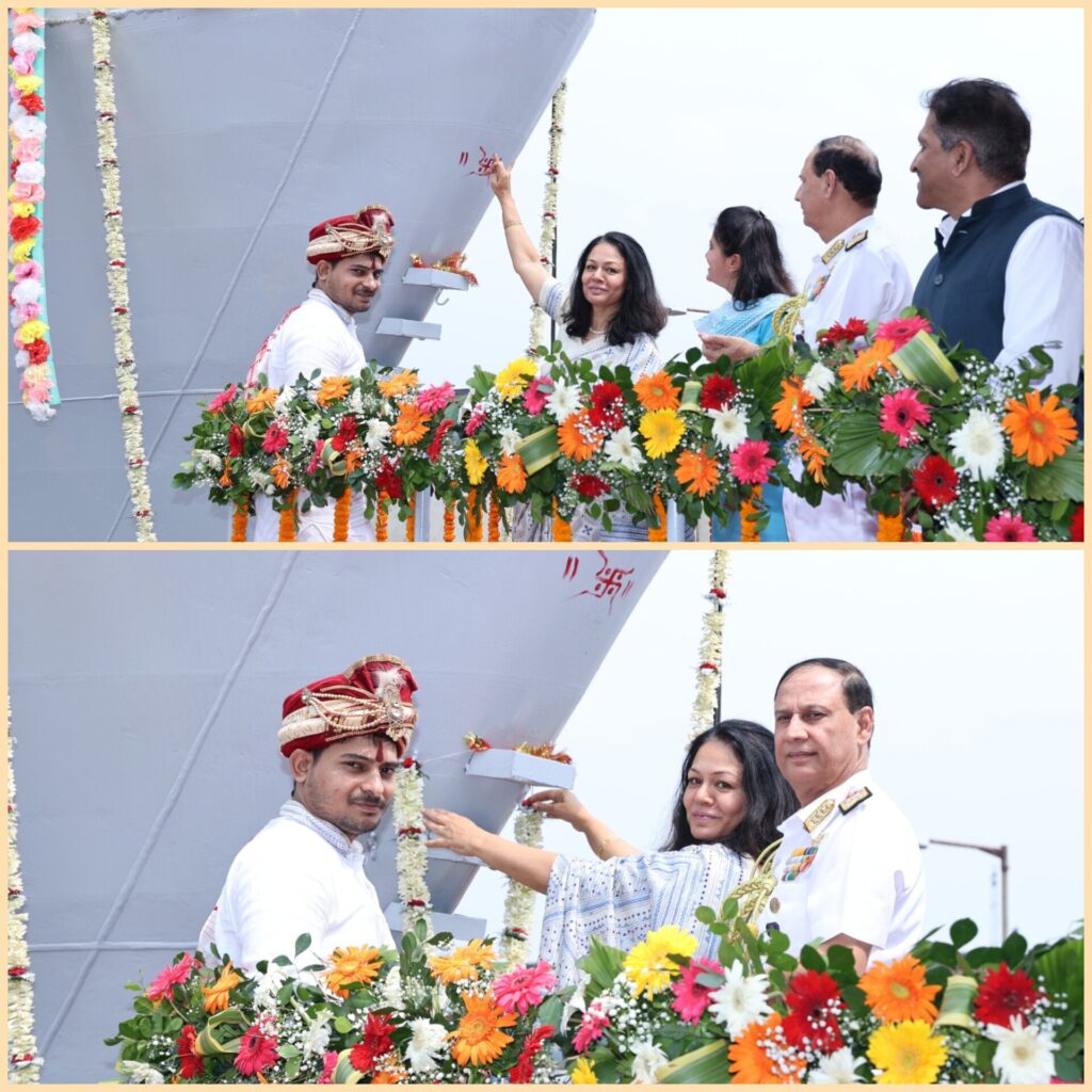 GRSE ने लॉन्च किया तीसरा NGOPV युद्धपोत ‘Shreyas’, पांच महीने से कम समय में 3 जहाज लॉन्च