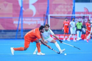 Asian Games 2026 : Indian Hockey टीम ने Pakistan को 4-3 से हराया, आखिरी मिनट में अभिषेक ने दागा विजयी गोल