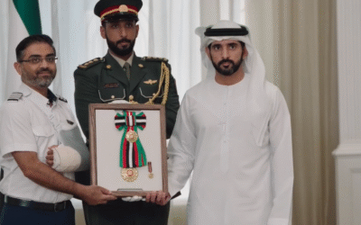 UAE ने भारतीय पायलट Smit Machchhar को बहादुरी के लिए किया सम्मानित